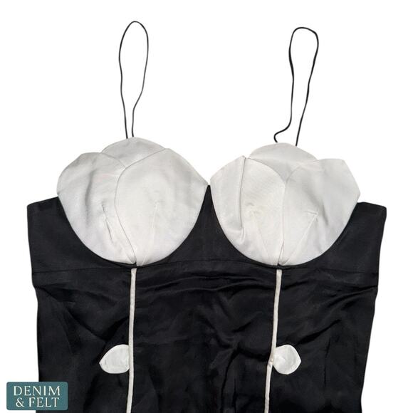 FARM Rio Black and White Mini Dress - Picture 8 of 12